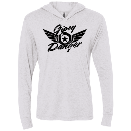 T-Shirts Heather White / X-Small Gipsy danger Triblend Long Sleeve Hoodie Tee