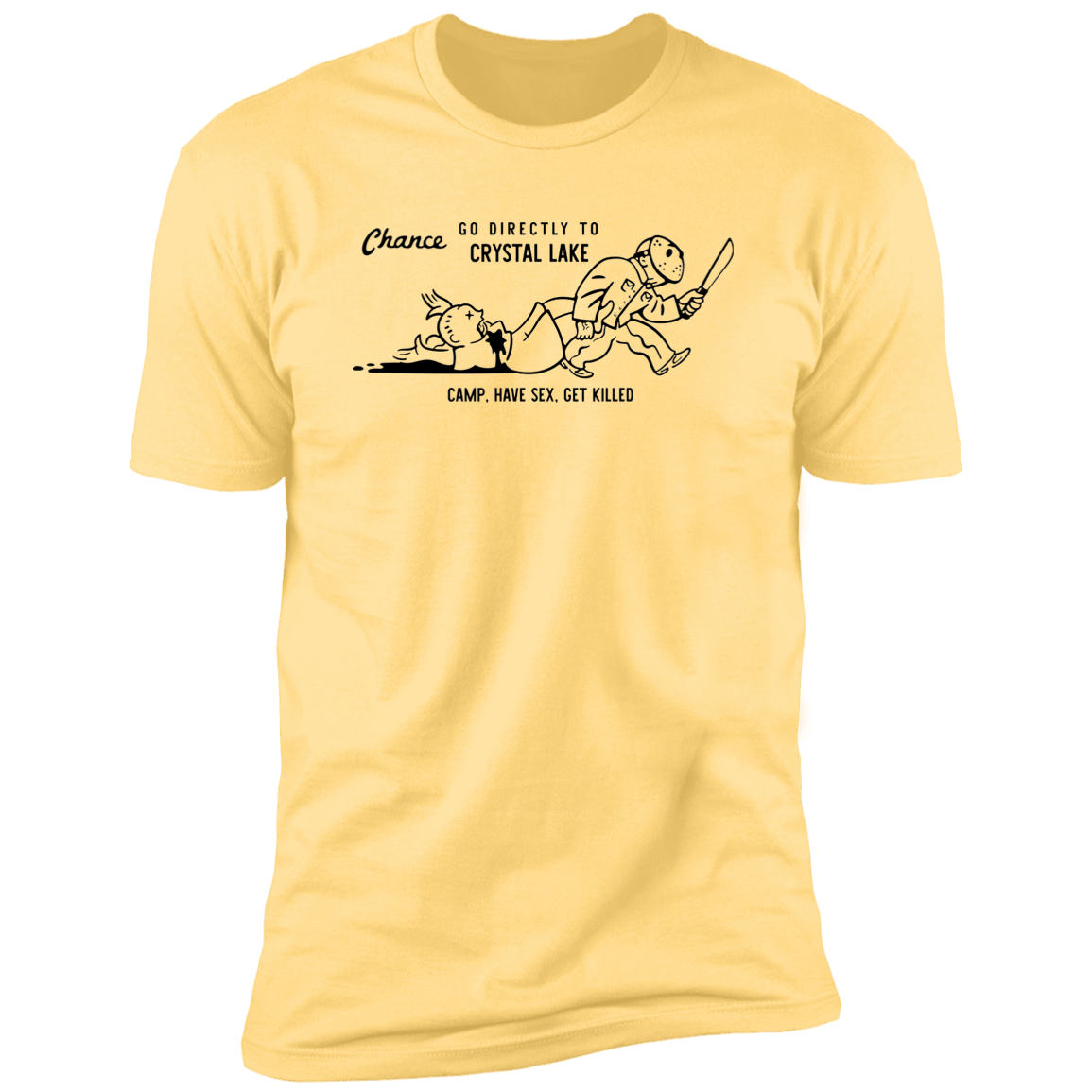 T-Shirts Banana Cream / S Go To Camp Men's Premium T-Shirt