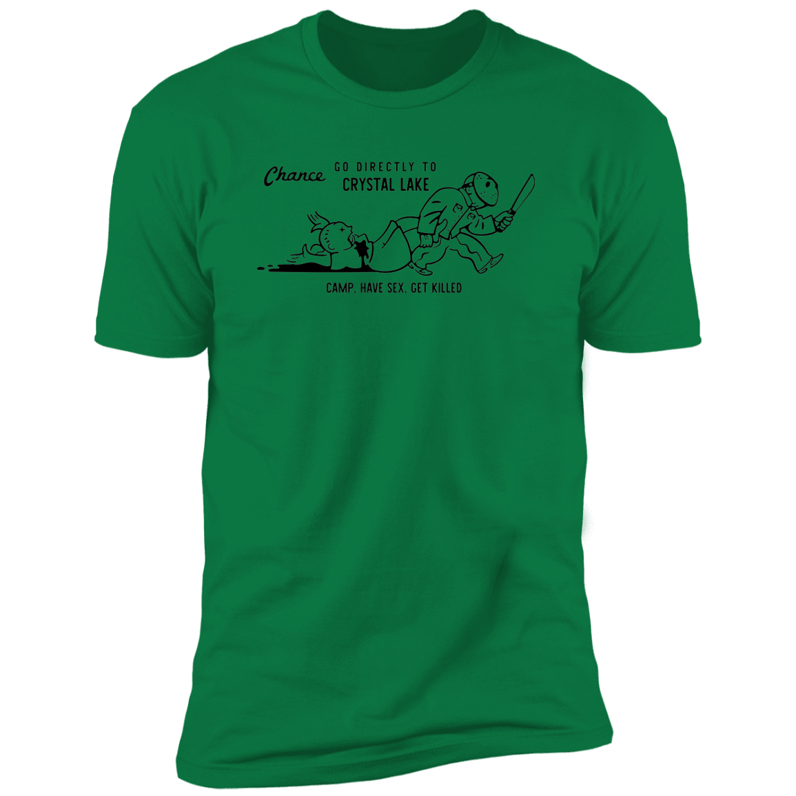 T-Shirts Kelly Green / S Go To Camp Men's Premium T-Shirt