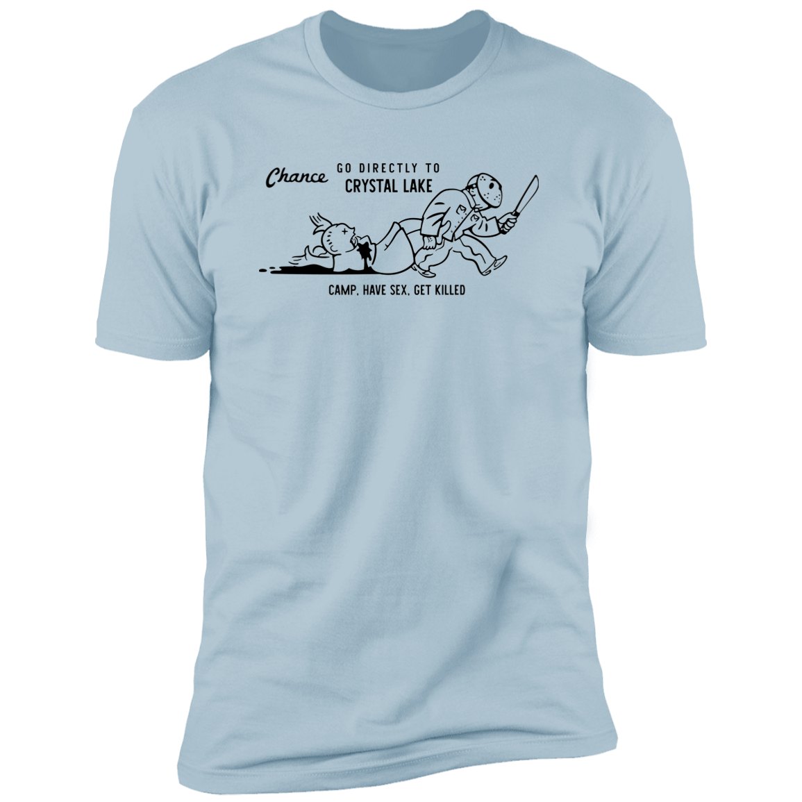 T-Shirts Light Blue / S Go To Camp Men's Premium T-Shirt