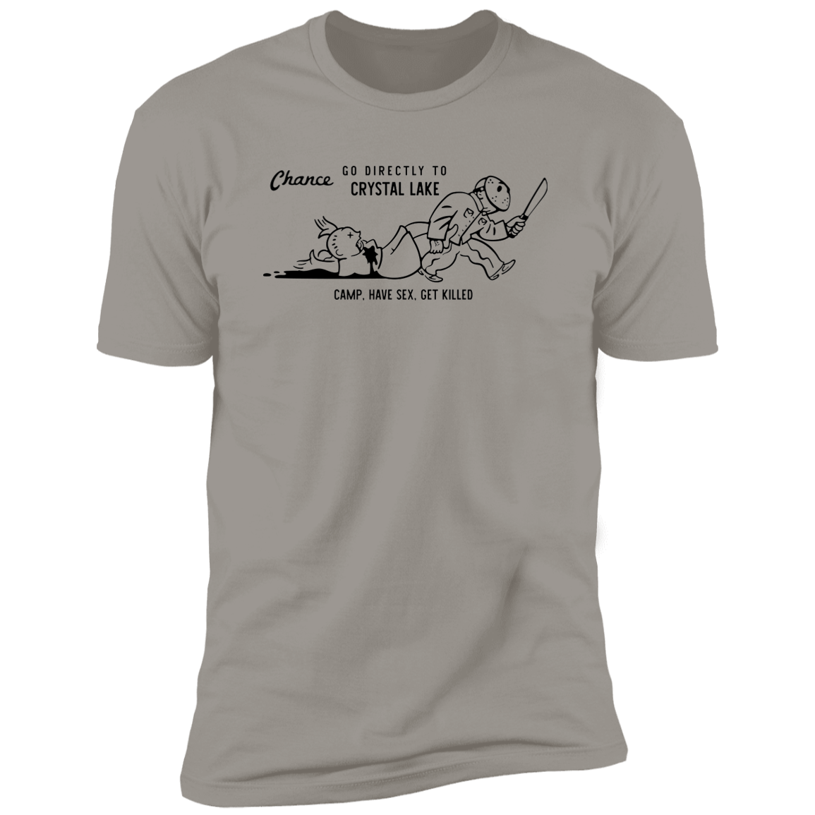 T-Shirts Light Grey / S Go To Camp Men's Premium T-Shirt