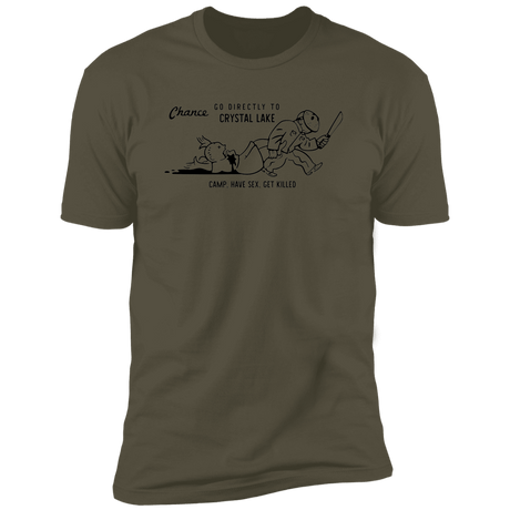 T-Shirts Military Green / S Go To Camp Men's Premium T-Shirt