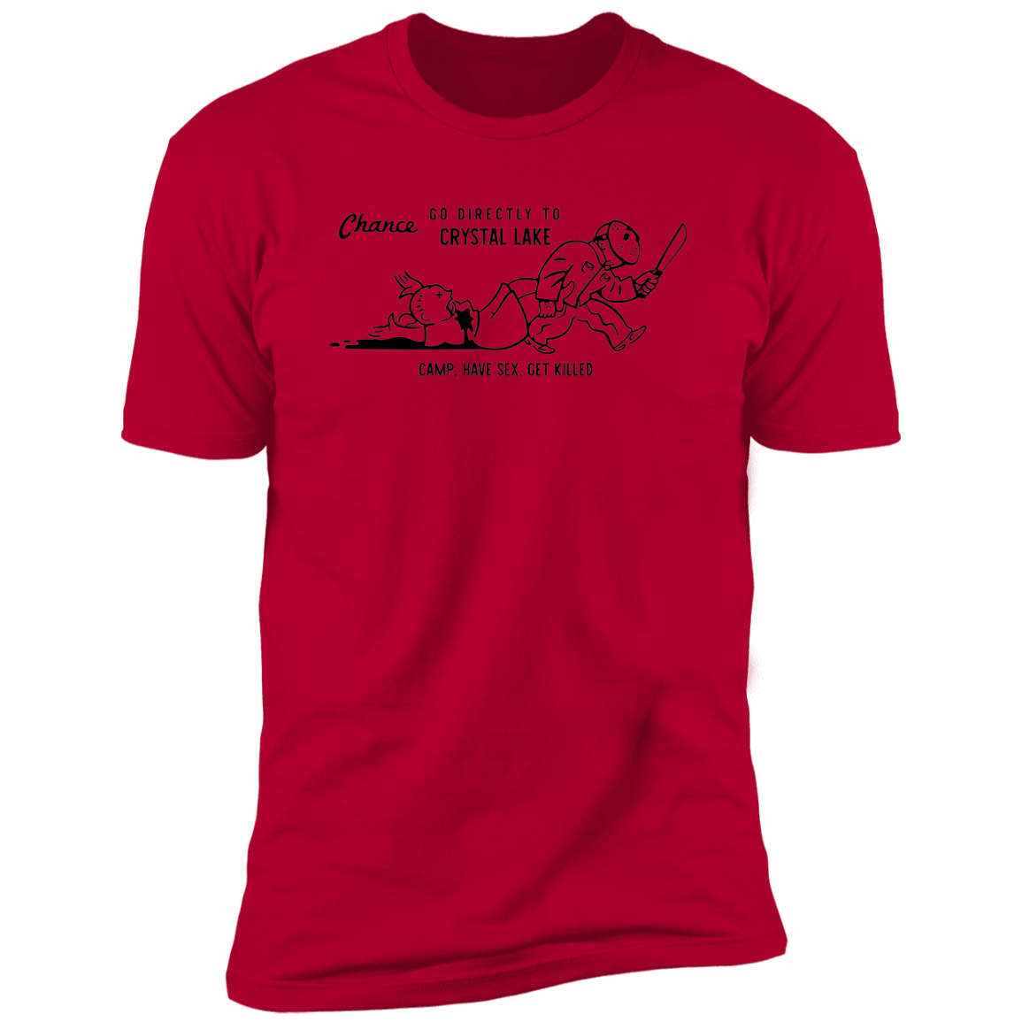 T-Shirts Red / S Go To Camp Men's Premium T-Shirt