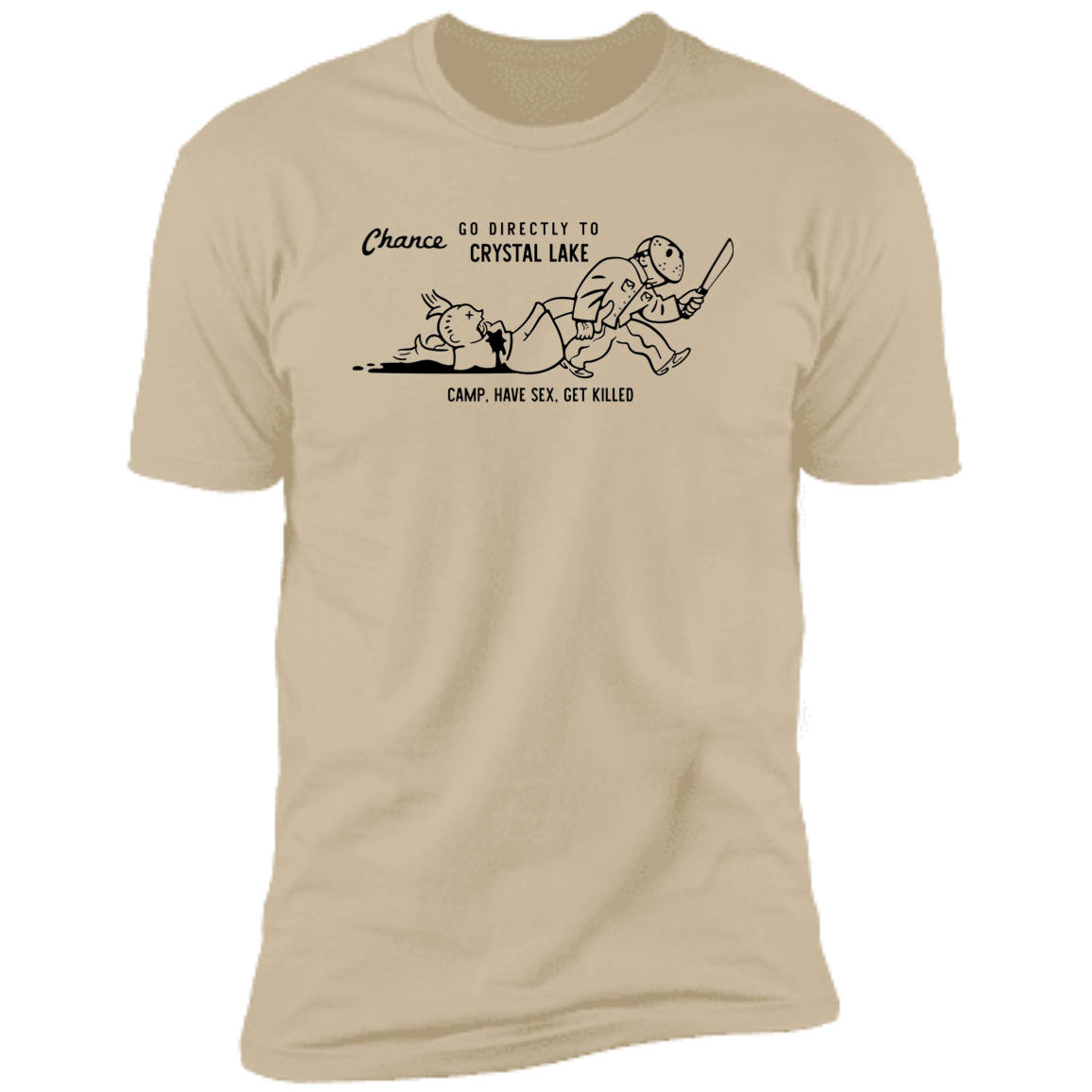 T-Shirts Sand / S Go To Camp Men's Premium T-Shirt