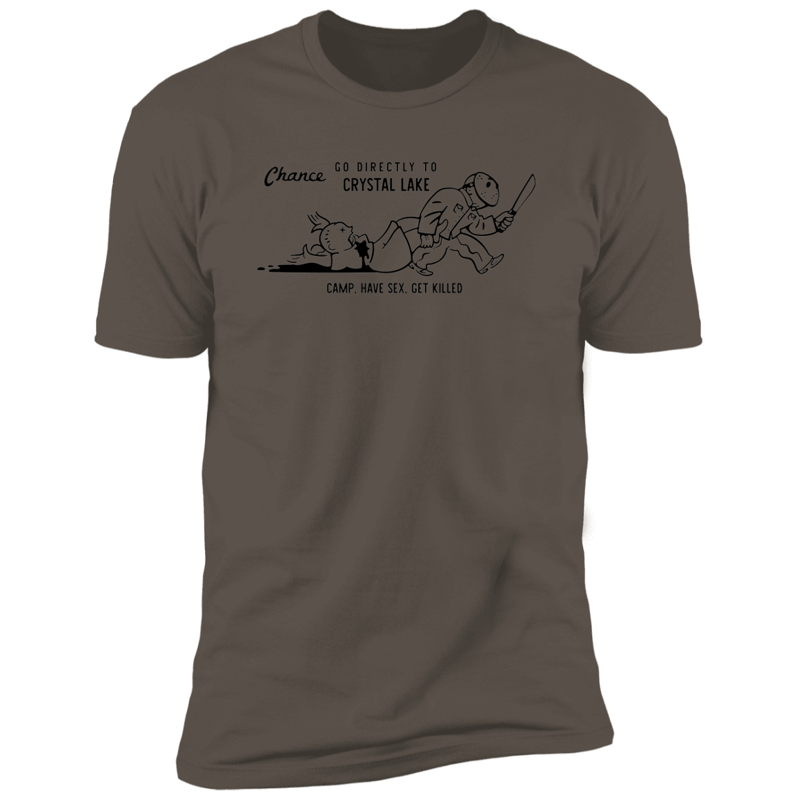 T-Shirts Warm Grey / S Go To Camp Men's Premium T-Shirt