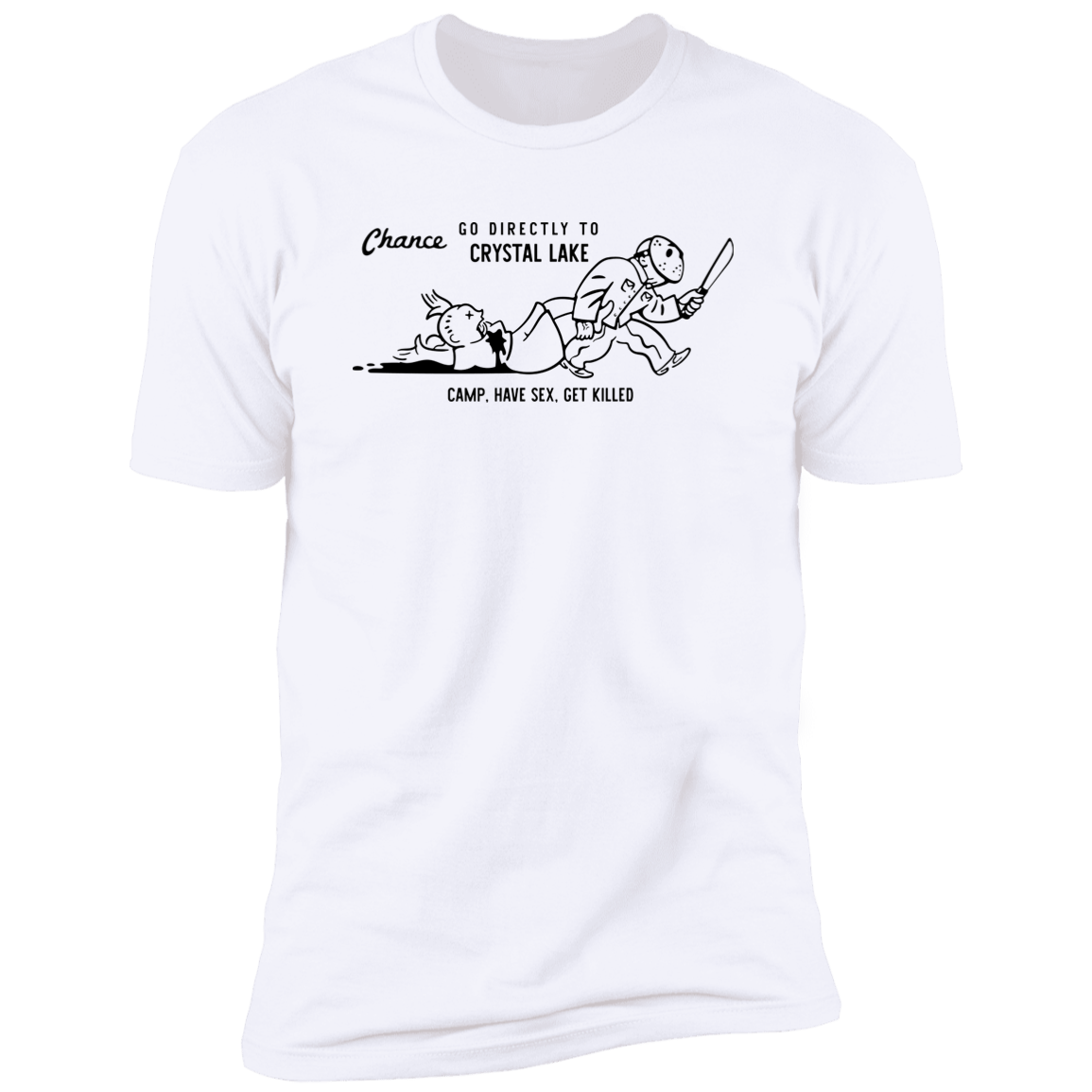 T-Shirts White / S Go To Camp Men's Premium T-Shirt