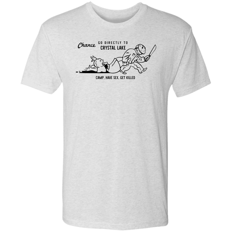 T-Shirts Heather White / S Go To Camp Men's Triblend T-Shirt