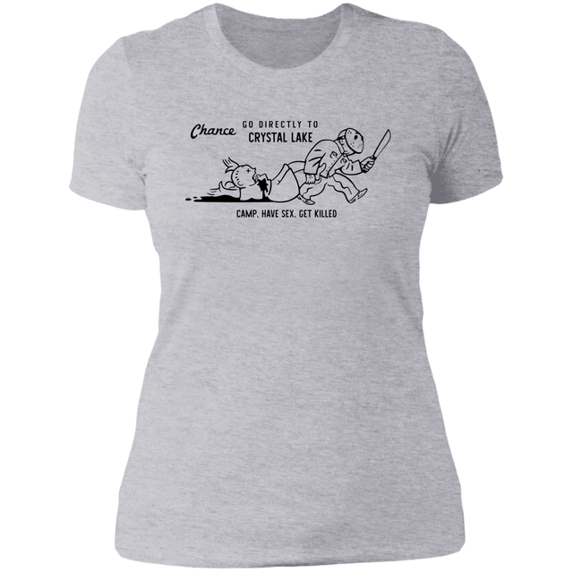 T-Shirts Heather Grey / S Go To Camp Women's Premium T-Shirt