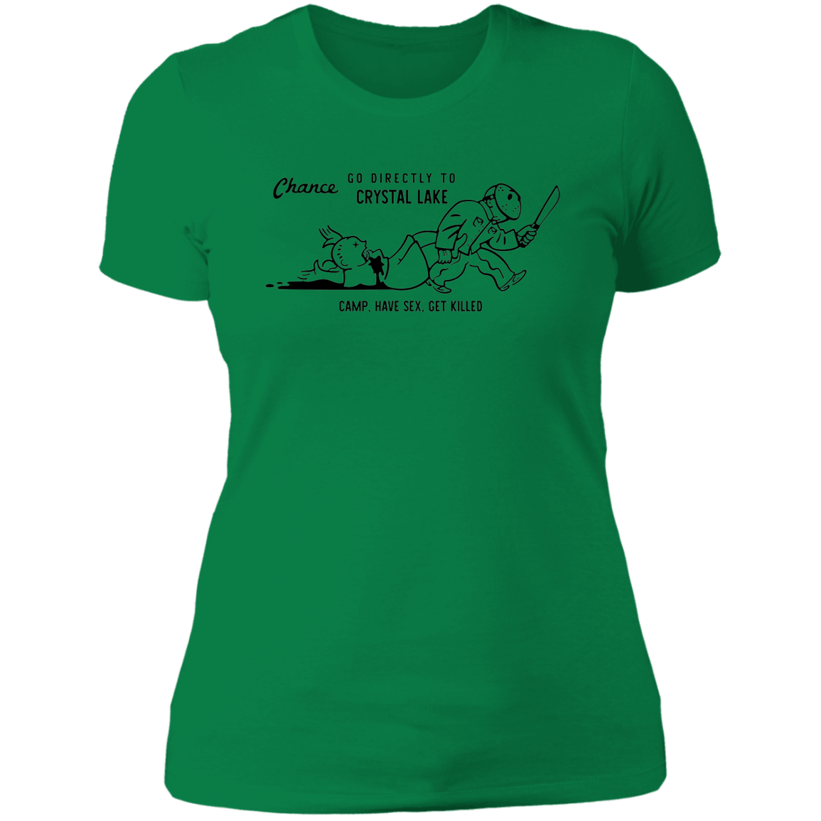 T-Shirts Kelly Green / S Go To Camp Women's Premium T-Shirt