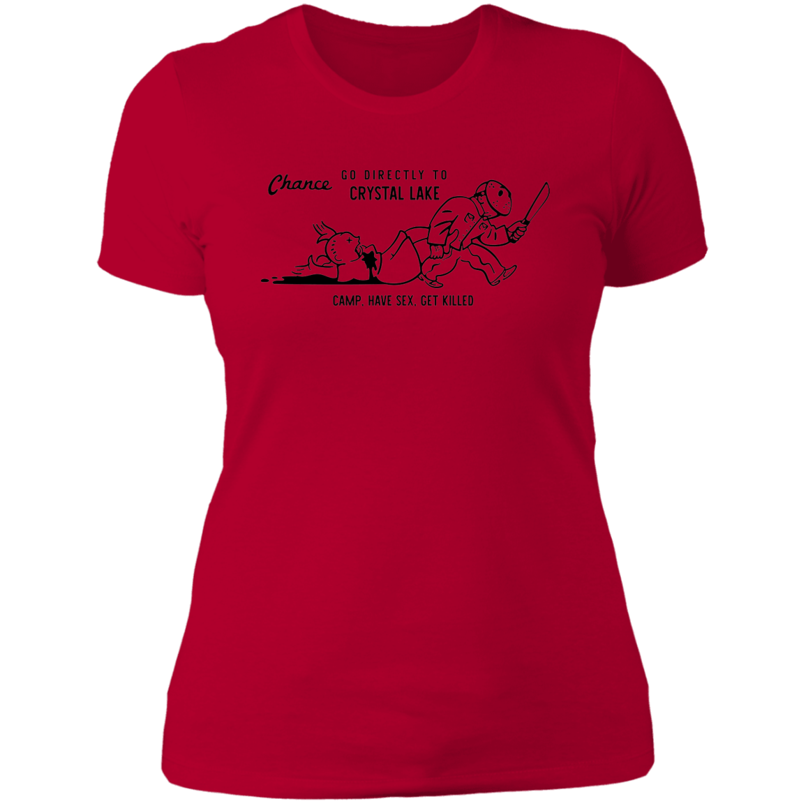 T-Shirts Red / S Go To Camp Women's Premium T-Shirt