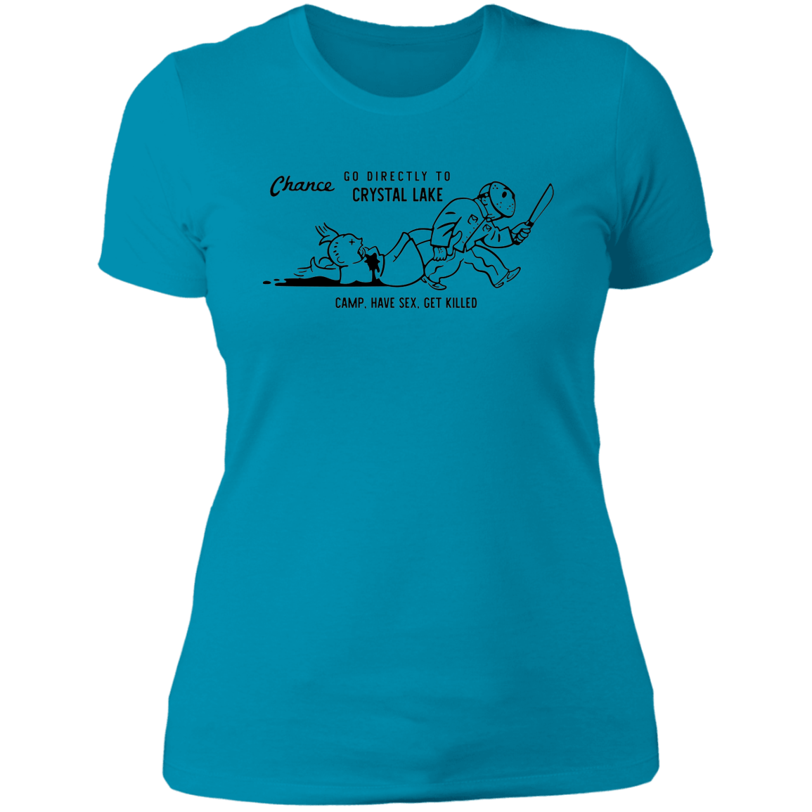 T-Shirts Turquoise / S Go To Camp Women's Premium T-Shirt
