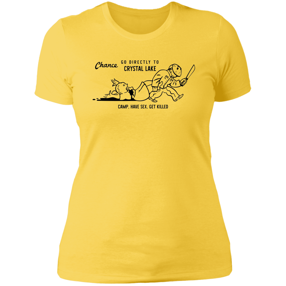 T-Shirts Vibrant Yellow / S Go To Camp Women's Premium T-Shirt