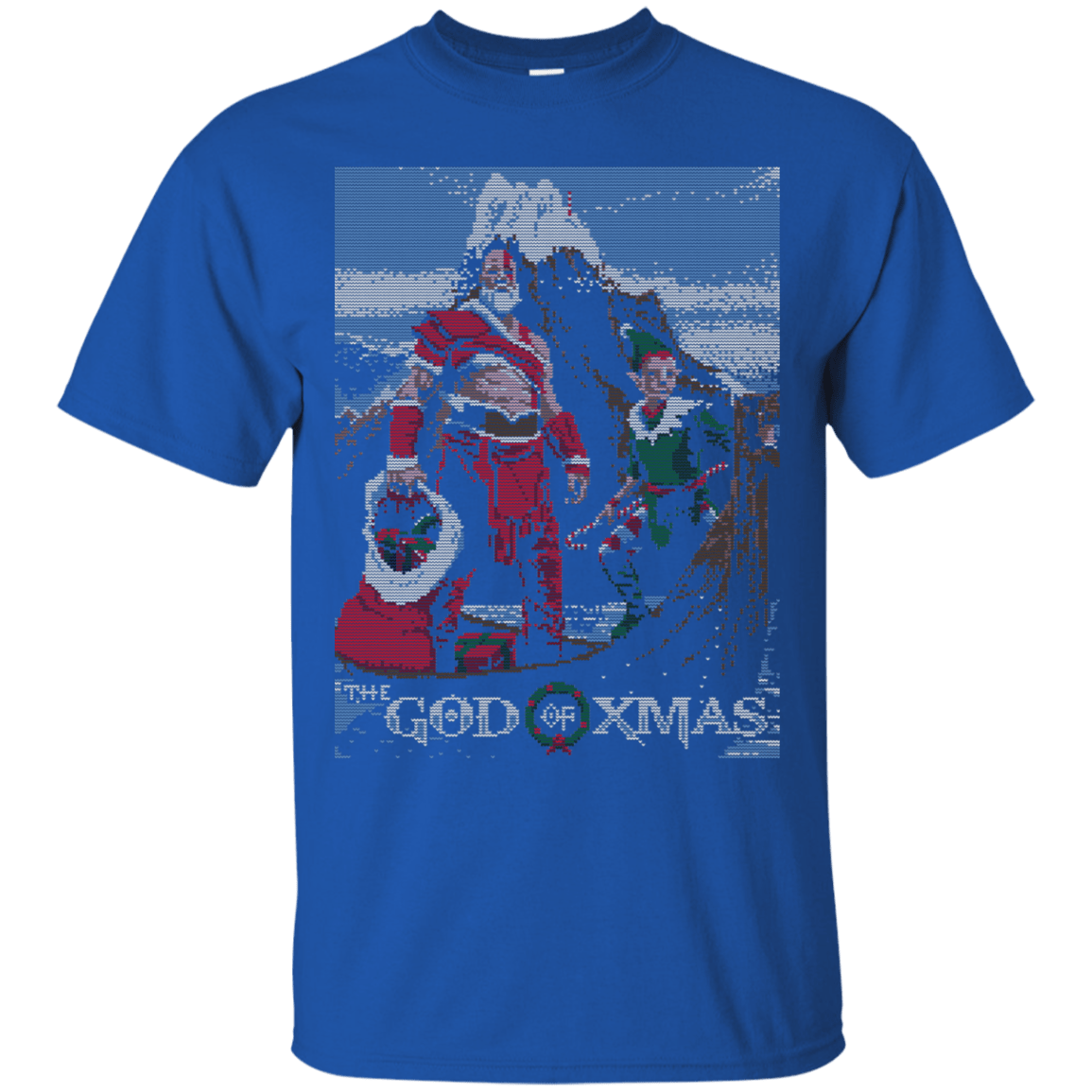 T-Shirts Royal / S GOD OF XMAS T-Shirt