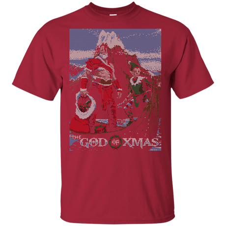 T-Shirts Cardinal / YXS GOD OF XMAS Youth T-Shirt