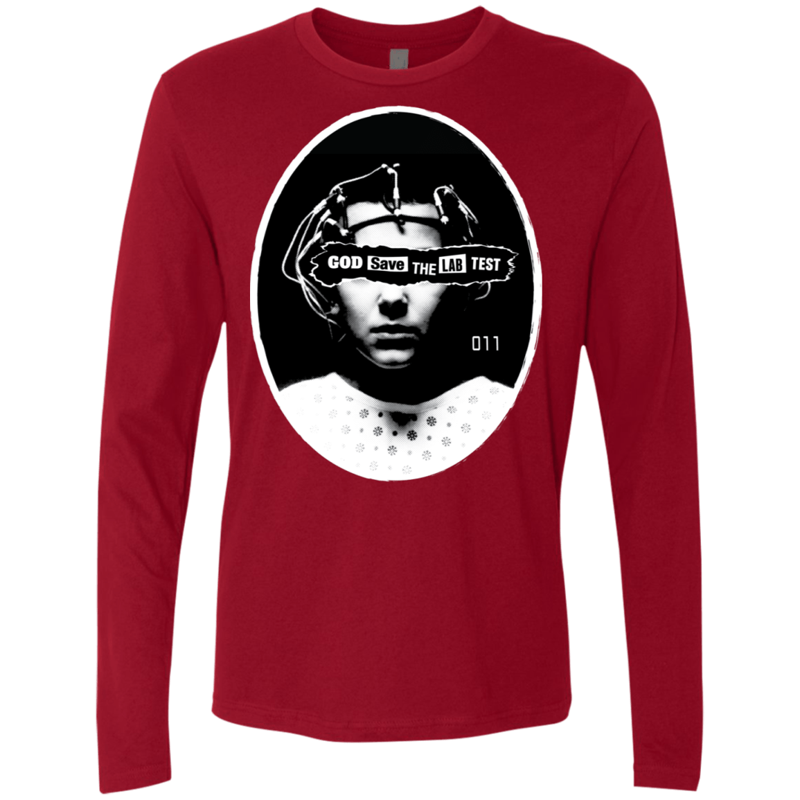 T-Shirts Cardinal / S God Save The Lab Test Men's Premium Long Sleeve