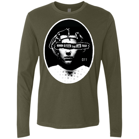 T-Shirts Military Green / S God Save The Lab Test Men's Premium Long Sleeve