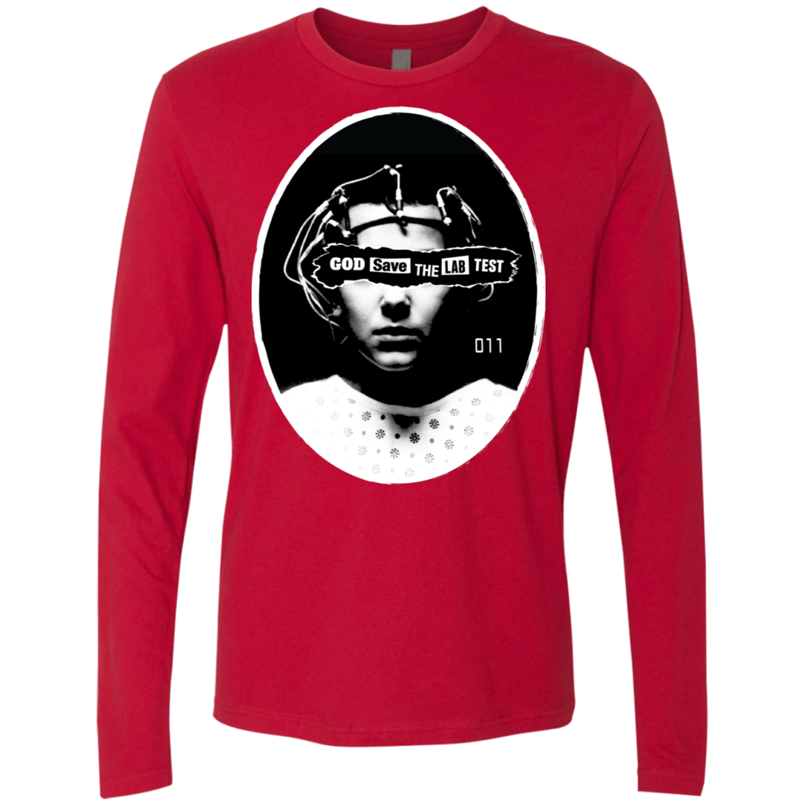 T-Shirts Red / S God Save The Lab Test Men's Premium Long Sleeve