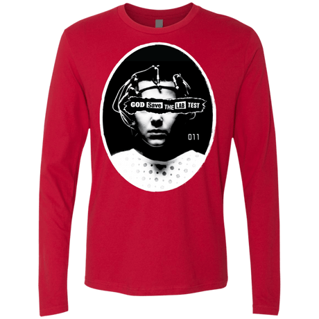 T-Shirts Red / S God Save The Lab Test Men's Premium Long Sleeve