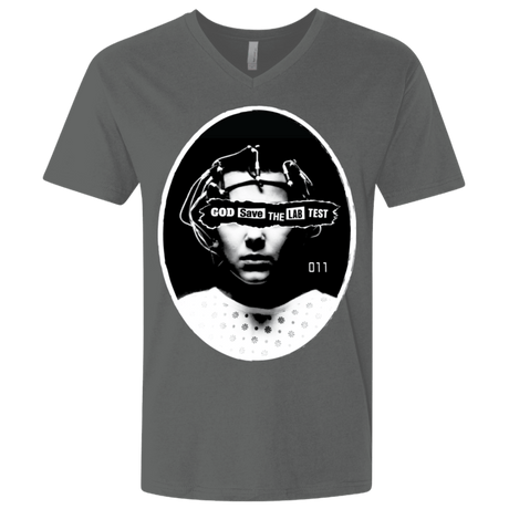 T-Shirts Heavy Metal / X-Small God Save The Lab Test Men's Premium V-Neck