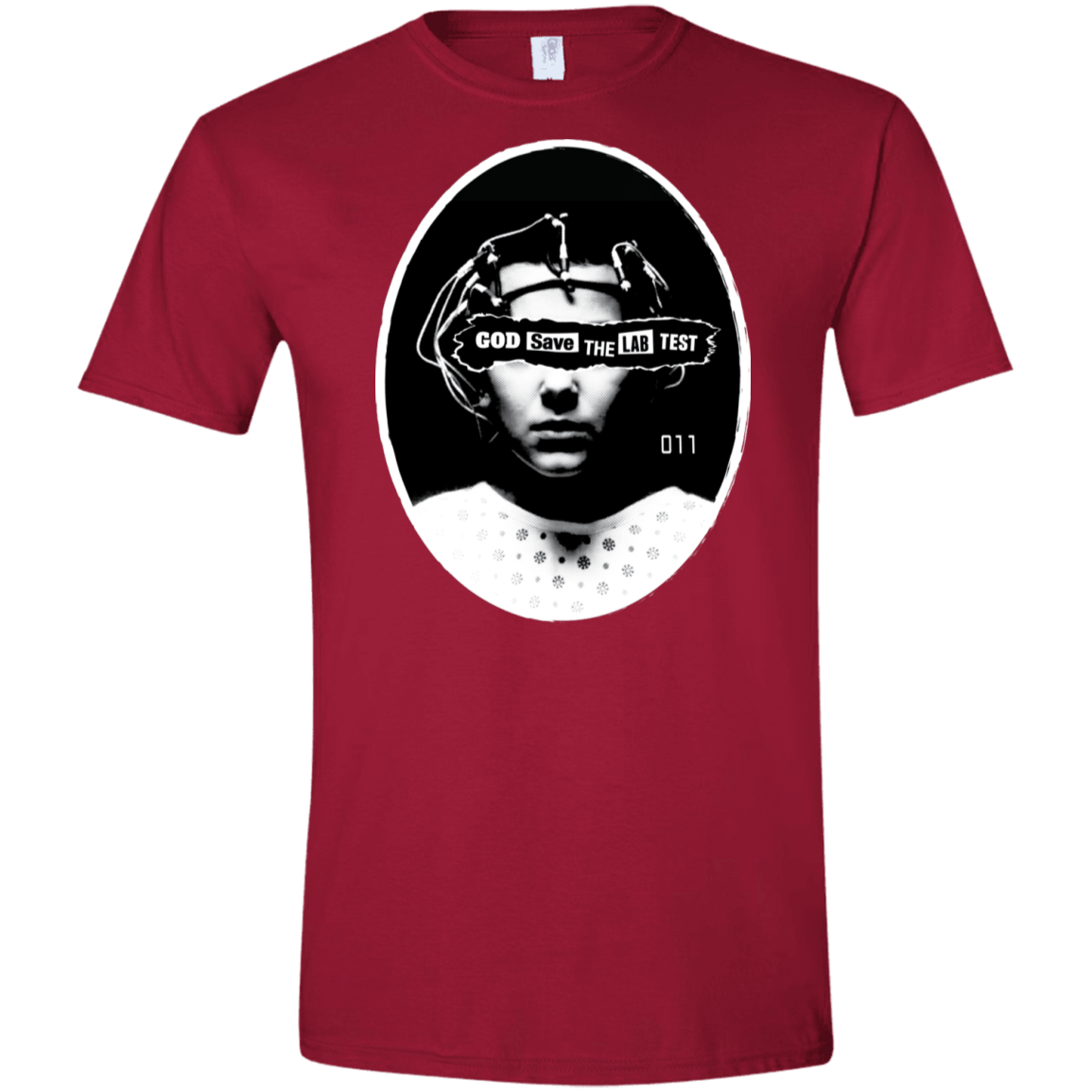 T-Shirts Cardinal Red / S God Save The Lab Test Men's Semi-Fitted Softstyle