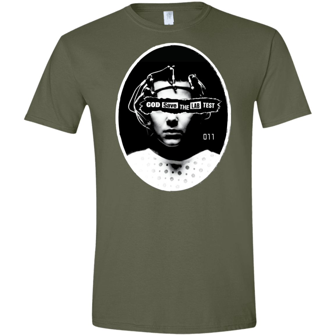 T-Shirts Military Green / S God Save The Lab Test Men's Semi-Fitted Softstyle