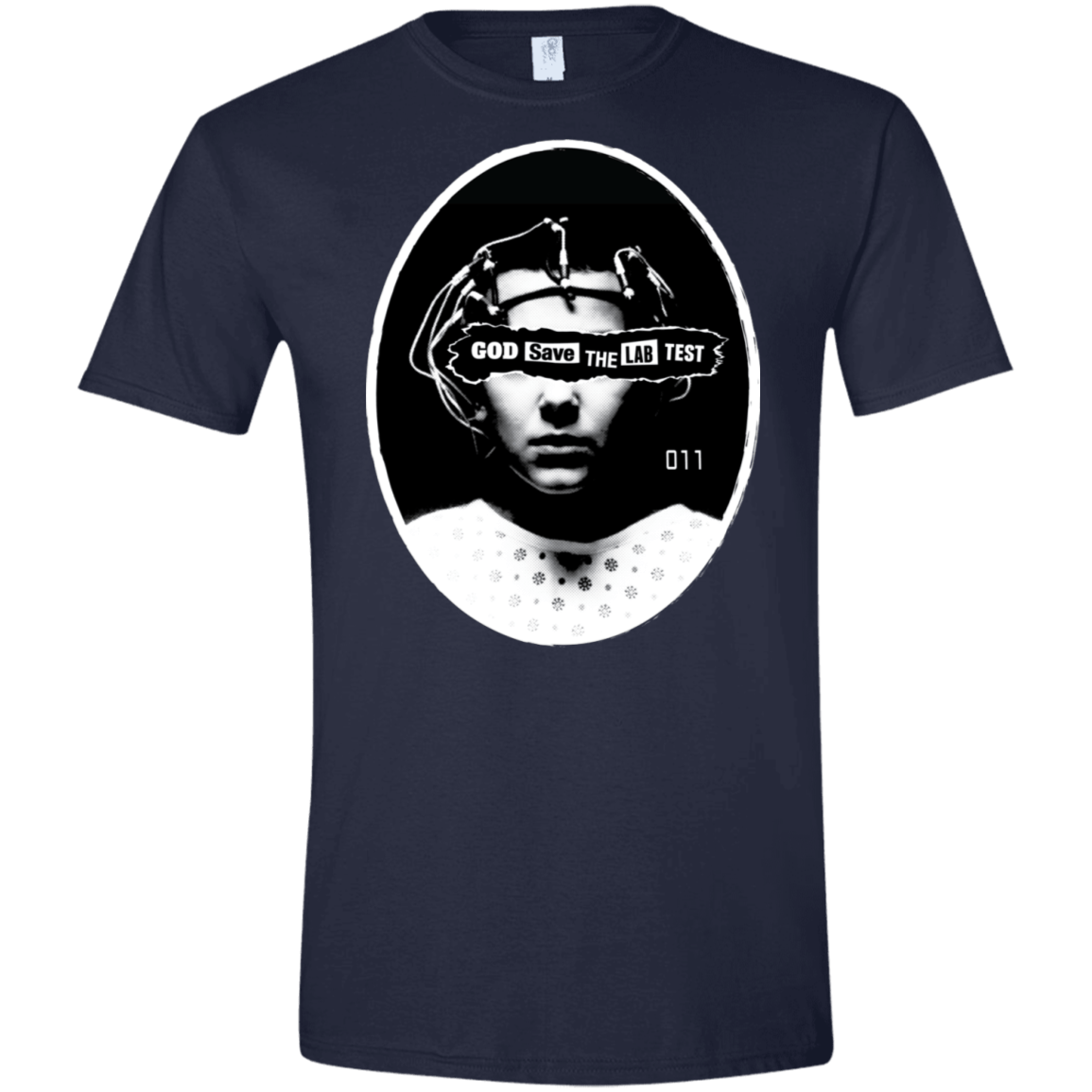 T-Shirts Navy / X-Small God Save The Lab Test Men's Semi-Fitted Softstyle