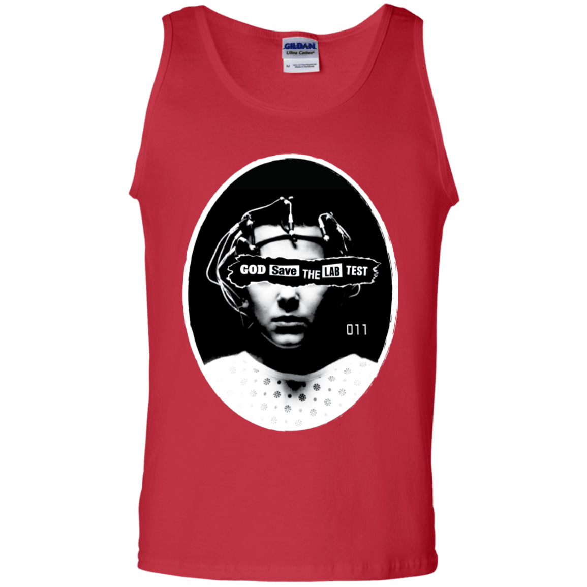 T-Shirts Red / S God Save The Lab Test Men's Tank Top