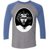 T-Shirts Premium Heather/Vintage Royal / X-Small God Save The Lab Test Men's Triblend 3/4 Sleeve
