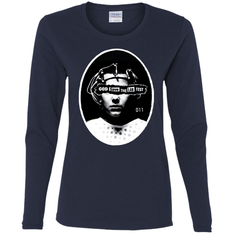 T-Shirts Navy / S God Save The Lab Test Women's Long Sleeve T-Shirt