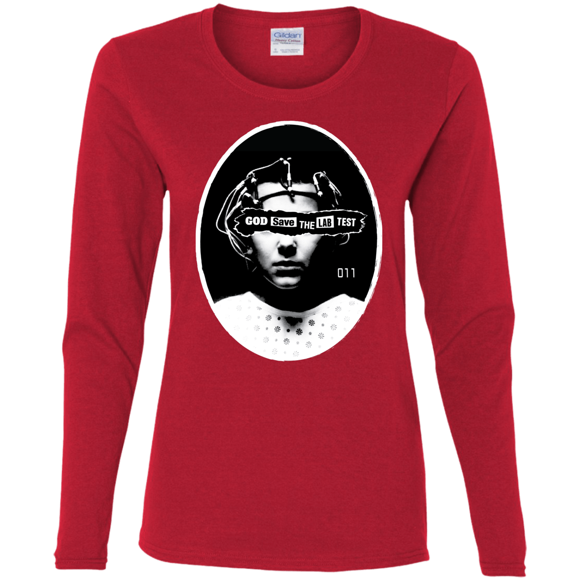 T-Shirts Red / S God Save The Lab Test Women's Long Sleeve T-Shirt