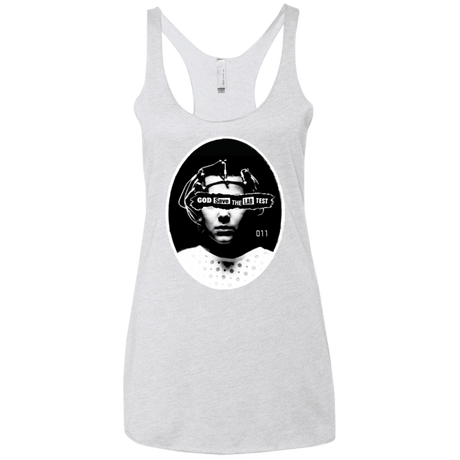 T-Shirts Heather White / X-Small God Save The Lab Test Women's Triblend Racerback Tank