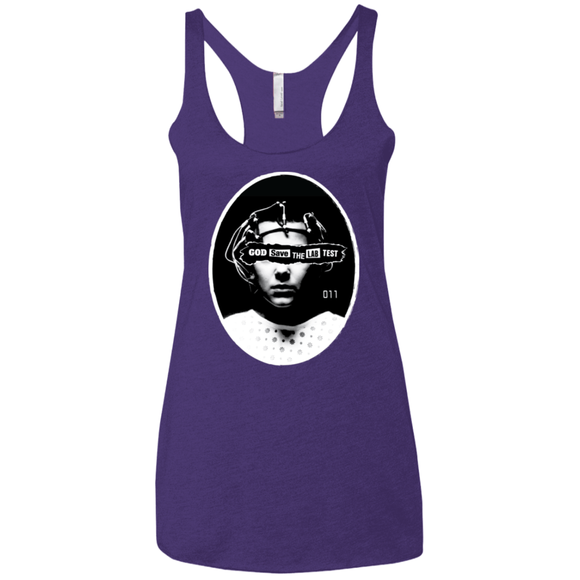 T-Shirts Purple Rush / X-Small God Save The Lab Test Women's Triblend Racerback Tank