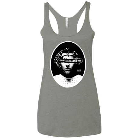 T-Shirts Venetian Grey / X-Small God Save The Lab Test Women's Triblend Racerback Tank