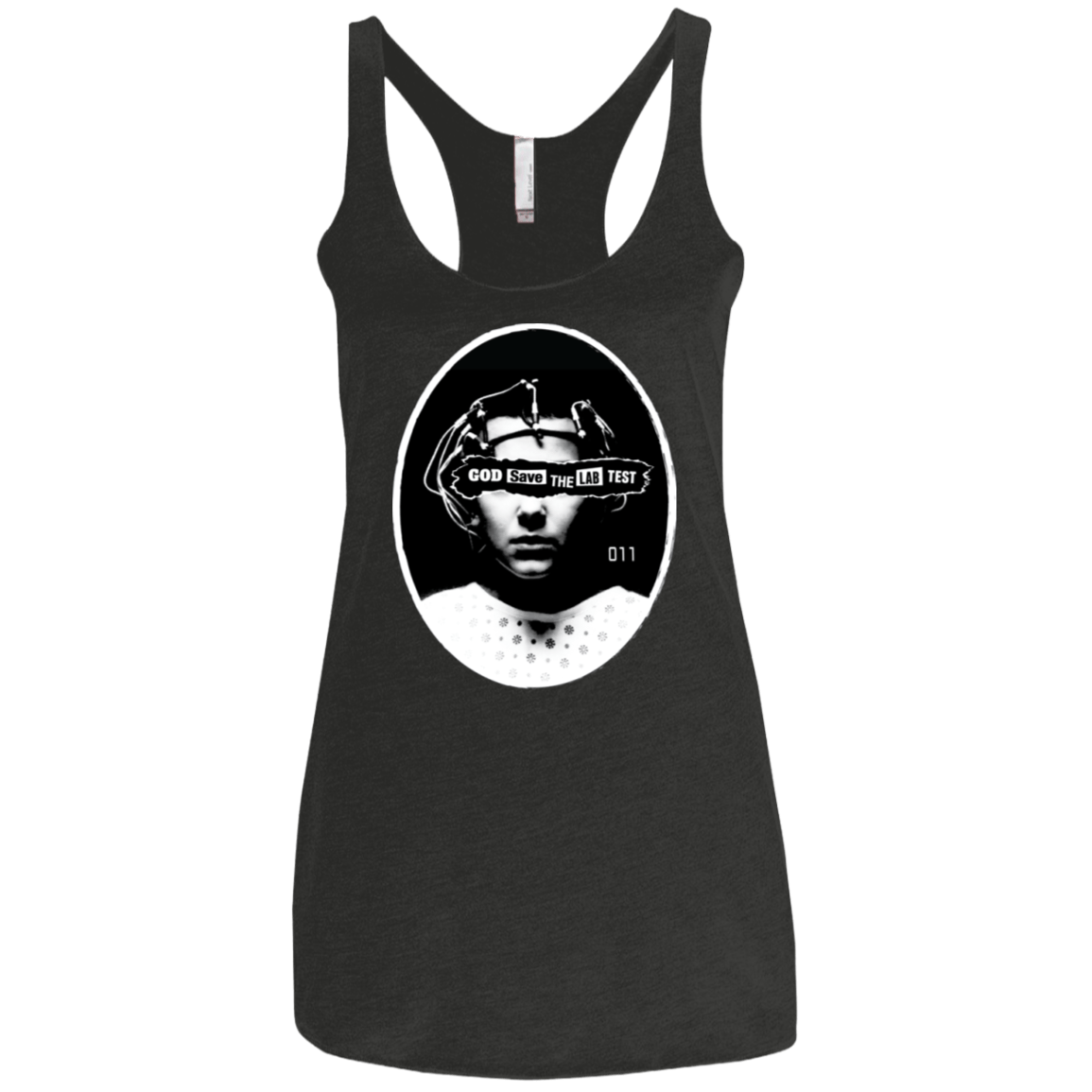 T-Shirts Vintage Black / X-Small God Save The Lab Test Women's Triblend Racerback Tank