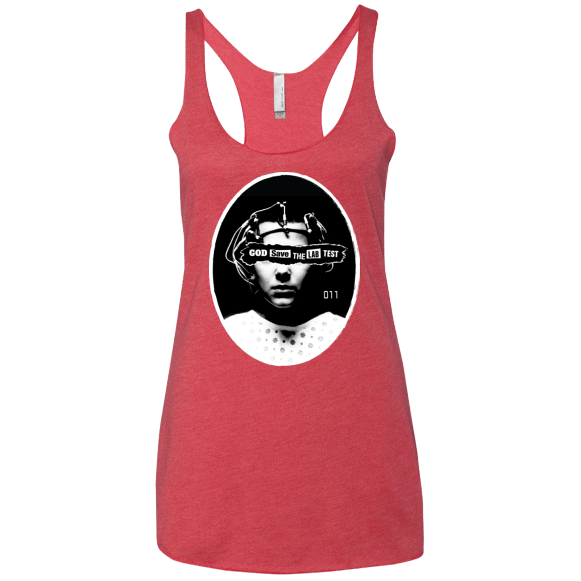 T-Shirts Vintage Red / X-Small God Save The Lab Test Women's Triblend Racerback Tank