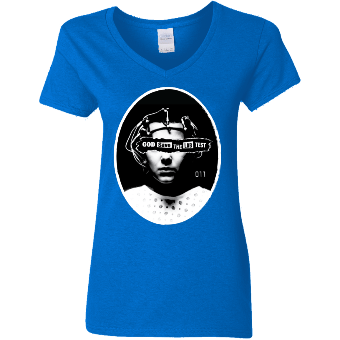 T-Shirts Royal / S God Save The Lab Test Women's V-Neck T-Shirt