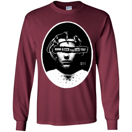 T-Shirts Maroon / YS God Save The Lab Test Youth Long Sleeve T-Shirt