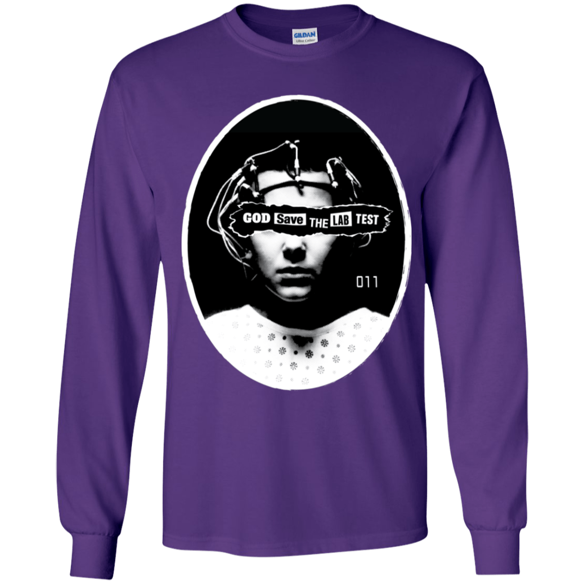 T-Shirts Purple / YS God Save The Lab Test Youth Long Sleeve T-Shirt