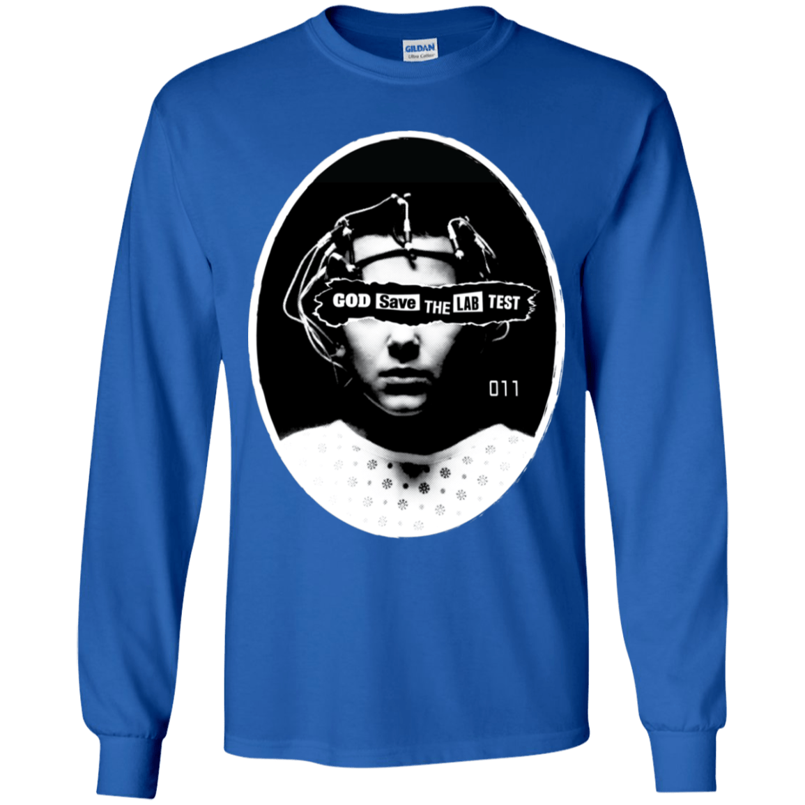 T-Shirts Royal / YS God Save The Lab Test Youth Long Sleeve T-Shirt