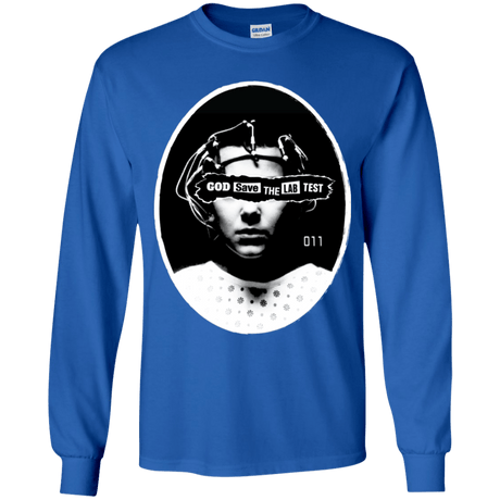 T-Shirts Royal / YS God Save The Lab Test Youth Long Sleeve T-Shirt