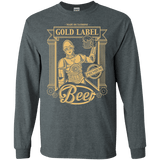 T-Shirts Dark Heather / S Gold Label Beer Men's Long Sleeve T-Shirt