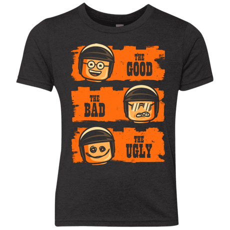 T-Shirts Vintage Black / YXS GOOD COP BAD COP UGLY COP Youth Triblend T-Shirt