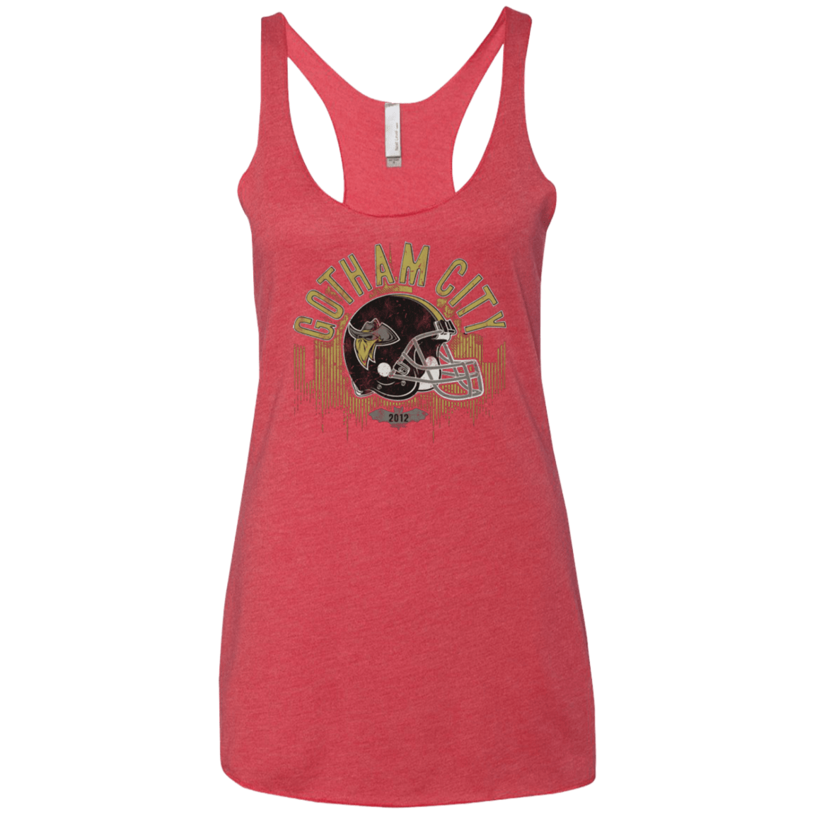 T-Shirts Vintage Red / X-Small Gotham Rogues Women's Triblend Racerback Tank