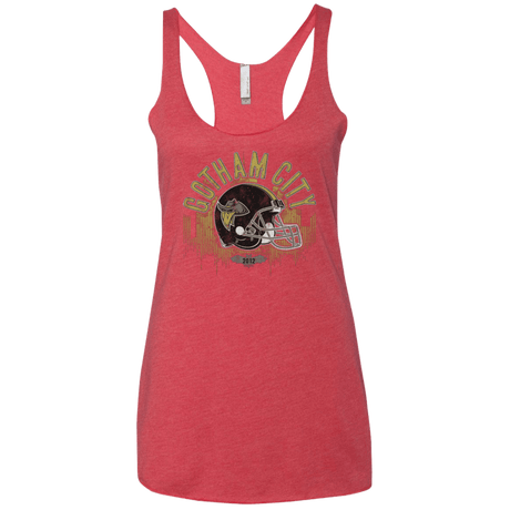 T-Shirts Vintage Red / X-Small Gotham Rogues Women's Triblend Racerback Tank