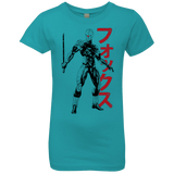 T-Shirts Tahiti Blue / YXS Gray Fox Girls Premium T-Shirt