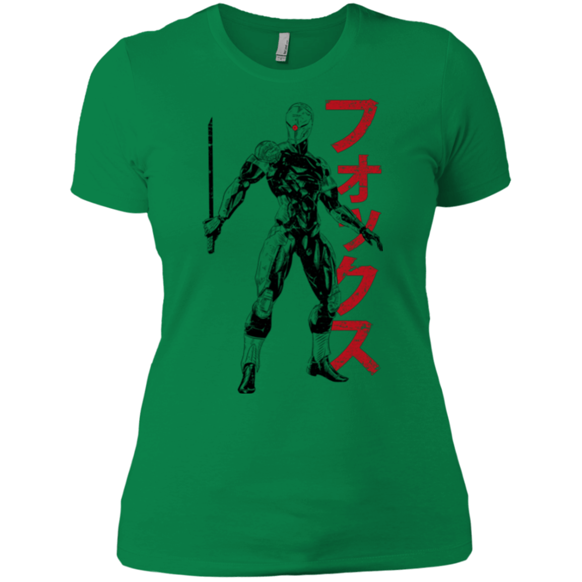 T-Shirts Kelly Green / X-Small Gray Fox Women's Premium T-Shirt