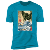 T-Shirts Turquoise / S Great Old One in Japan Men's Premium T-Shirt