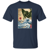 T-Shirts Navy / YXS Great Old One in Japan Youth T-Shirt