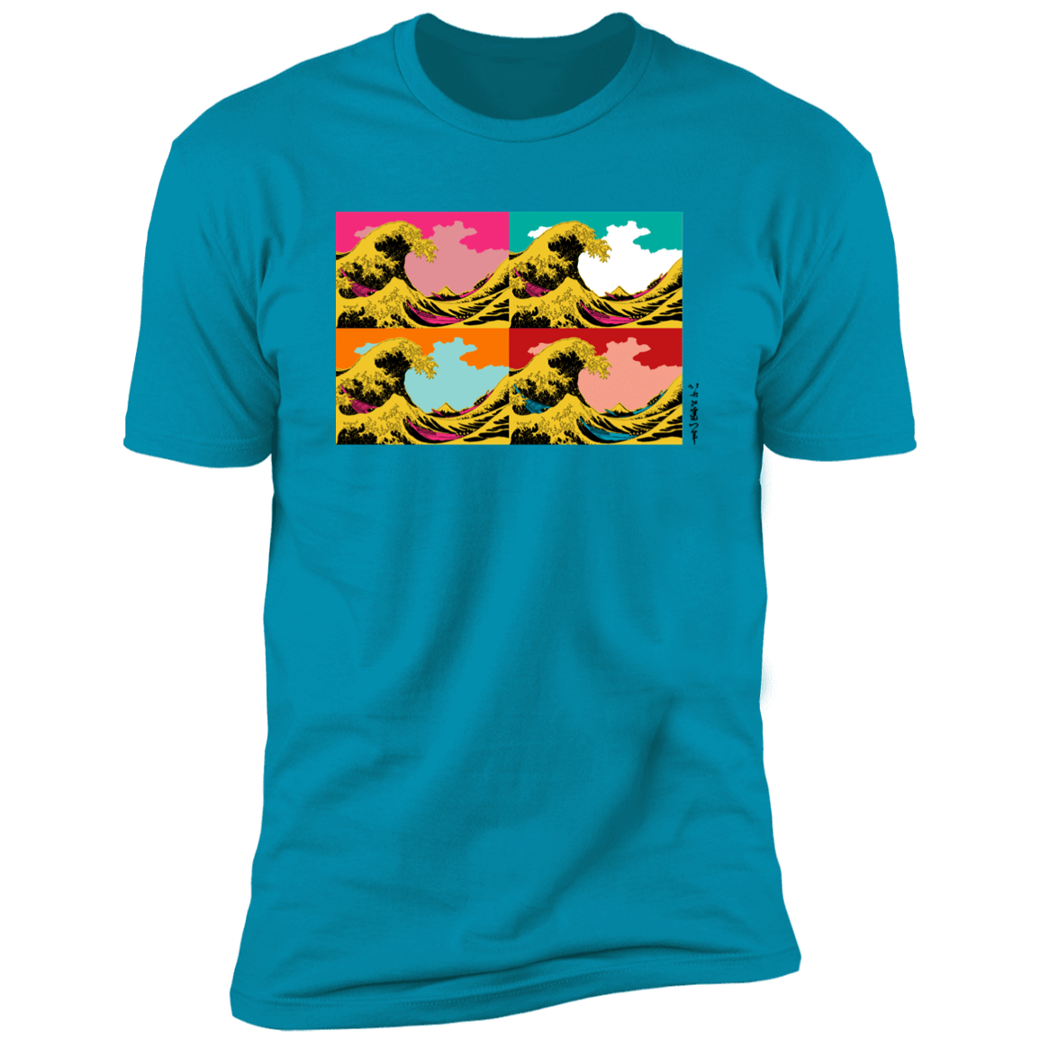 T-Shirts Turquoise / S Great Pop Wave Men's Premium T-Shirt