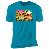 T-Shirts Turquoise / S Great Pop Wave Men's Premium T-Shirt